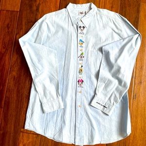 Vintage/Retro 90’s Disney Catalog “Mickey & Friends” Chambray Denim EUC Sz. LG